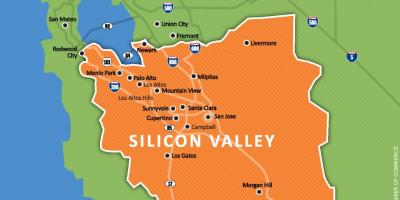 Silicon valley σε παγκόσμιο χάρτη