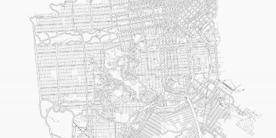 Εκτύπωση χάρτης της San Francisco