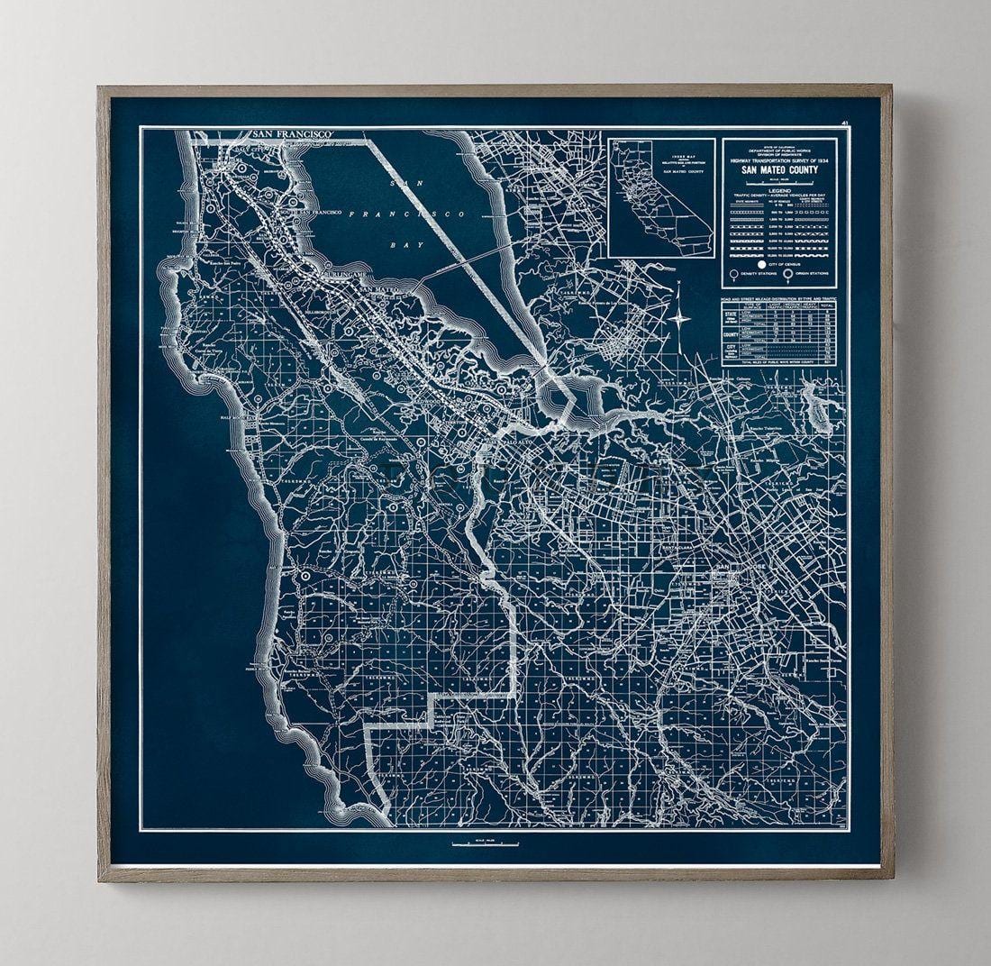 Χάρτης της bay area τέχνης