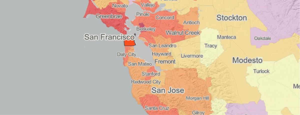 Χάρτης της mapp Σαν Φρανσίσκο