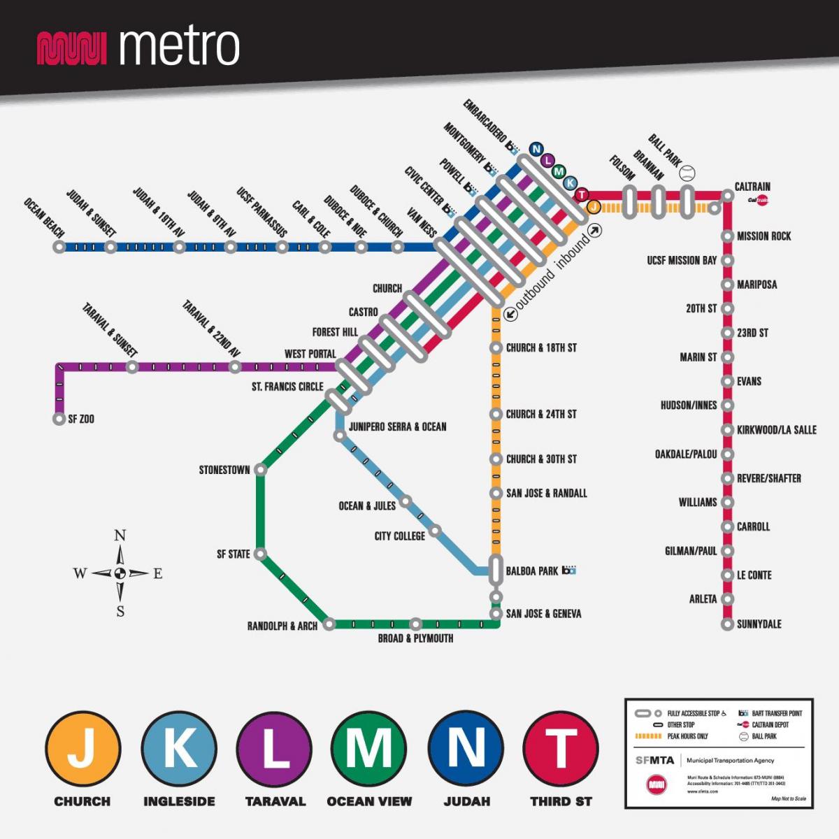 muni χάρτη του μετρό