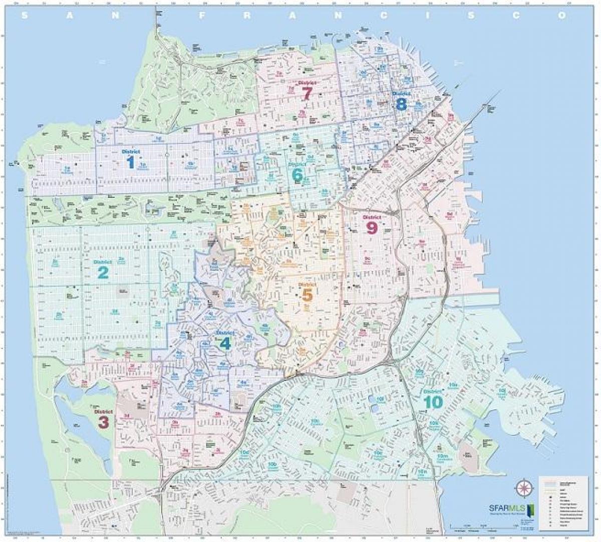 Σαν Φρανσίσκο mls χάρτης