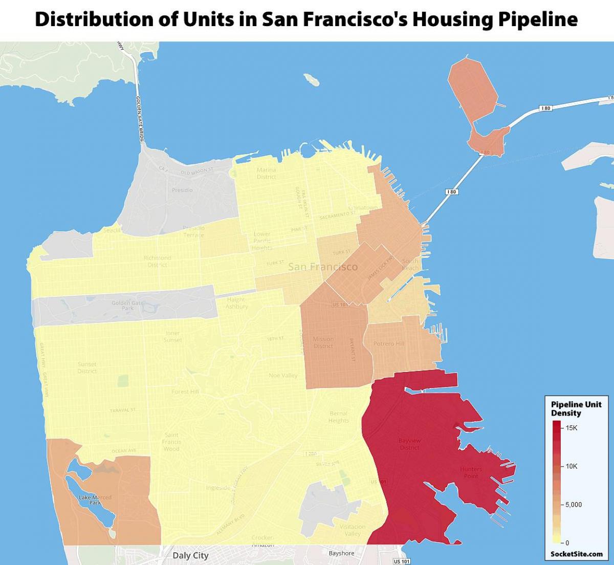 Σαν Φρανσίσκο δημόσια στέγαση χάρτης
