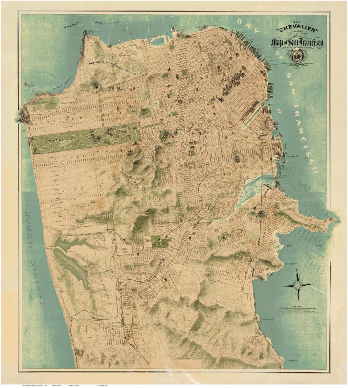 Χάρτης του old San Francisco 