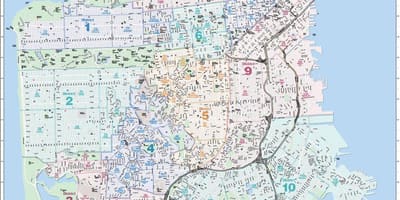 Χάρτης του Αστέρα περιοχή
