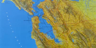 Χάρτης της San Francisco ανακούφιση