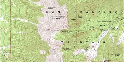 Χάρτης της San Francisco περίγραμμα