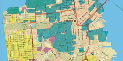 Χάρτης της San Francisco gis