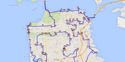 Χάρτης της San Francisco pokemon