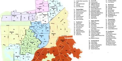Χάρτης της San Francisco real estate περιοχή