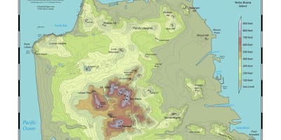 Χάρτης της San Francisco topo