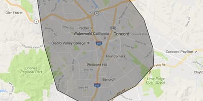 Χάρτης της λογαριασμό παρακαλώ bay area