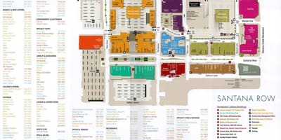 Εμπορικό κέντρο Westfield San Francisco centre χάρτης