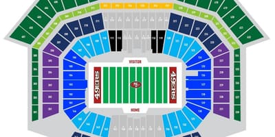 Χάρτης των 49ers στάθμευσης 