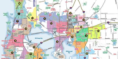 San Francisco bay area ταχυδρομικό κώδικα χάρτης