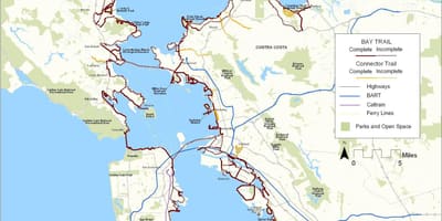 San Francisco bay trail χάρτης