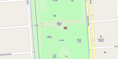 Χάρτης της dolores park του Σαν Φρανσίσκο