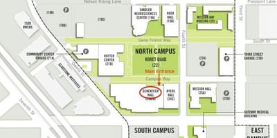 Genentech south San Francisco χάρτη της πανεπιστημιούπολης