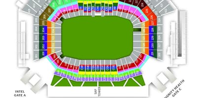 Χάρτης της levi's stadium πύλη