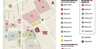 Levi's stadium είσοδο χάρτης