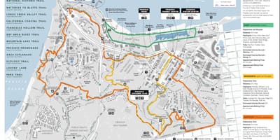 Χάρτης της San Francisco presidio