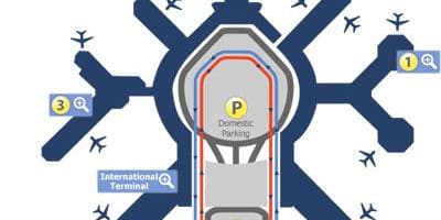 San Francisco airport πύλη χάρτης