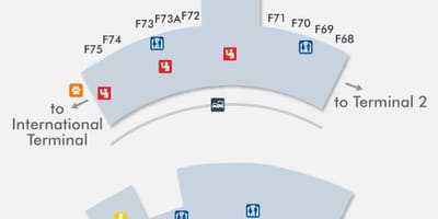 SFO airport χάρτης terminal 3